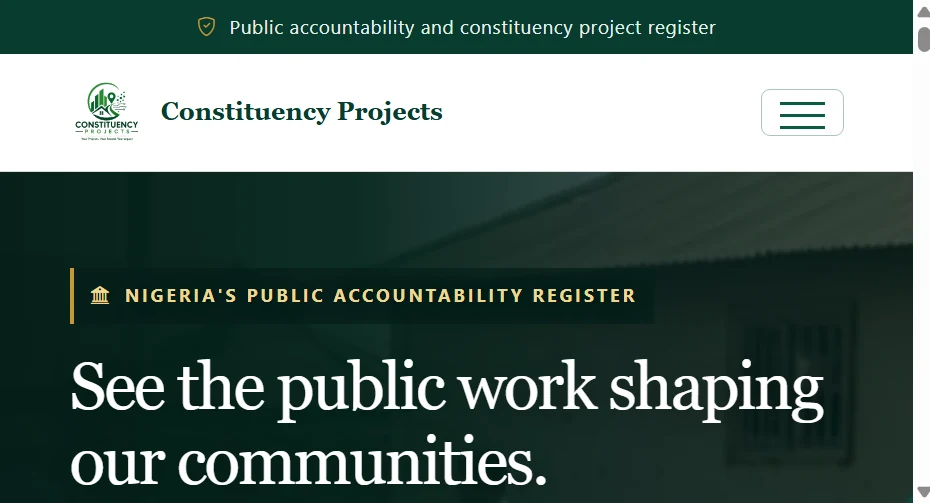 Constituency Web Platform project preview